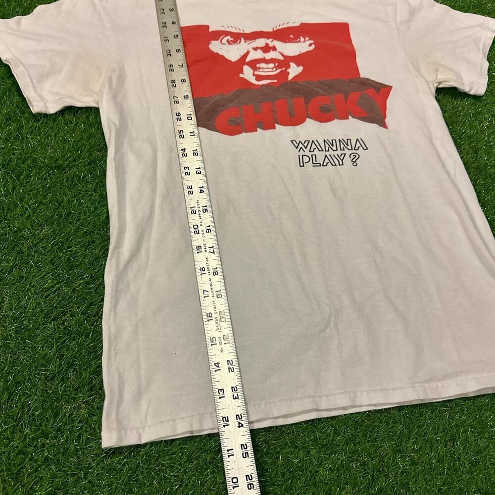 Ripple Junction Chucky "Wanna Play?" Graphic T-Shirt - Picture 2 of 5